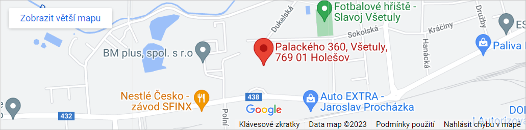 Mapa HP Pivo